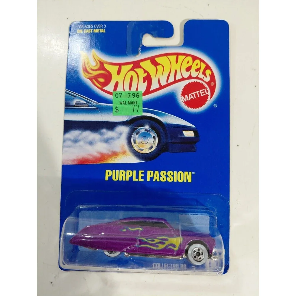 NIP Hot Wheels 1991 Main Line 1:64 DieCast Purple Passion Mercury Coupe Car